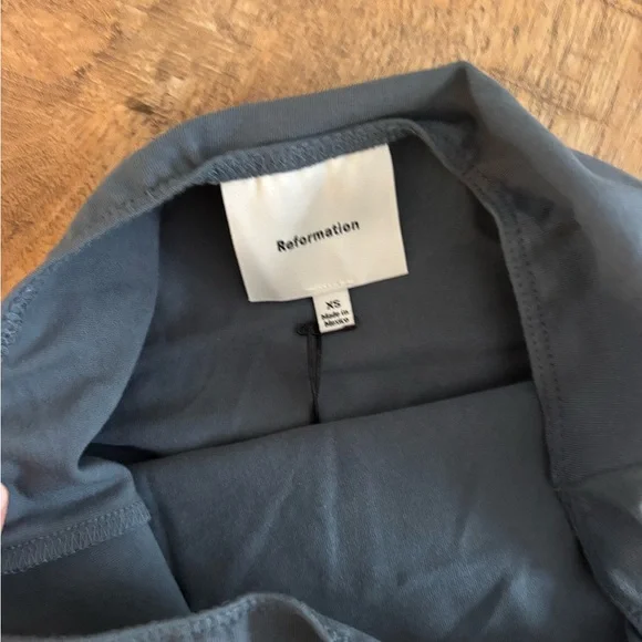 NWT Reformation Seren Knit Top in Slate XS - Picture 4 of 4